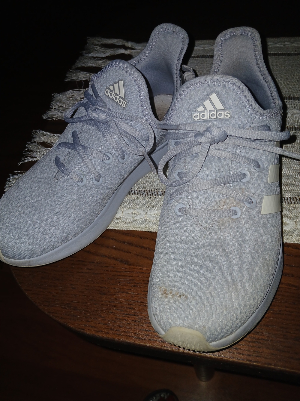 adidas Light Gray Athletic Shoes